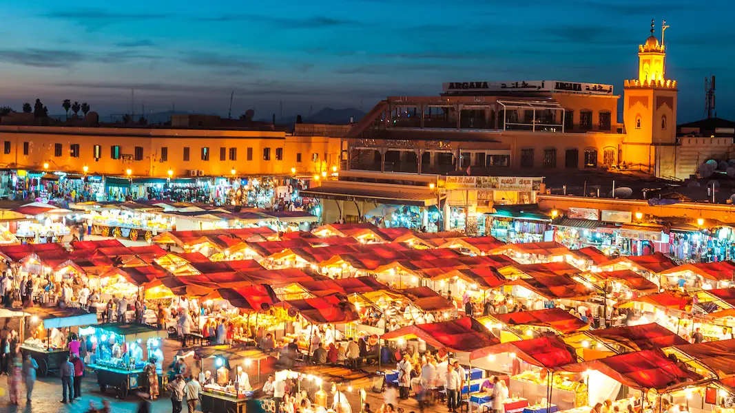 Souk in Marokko